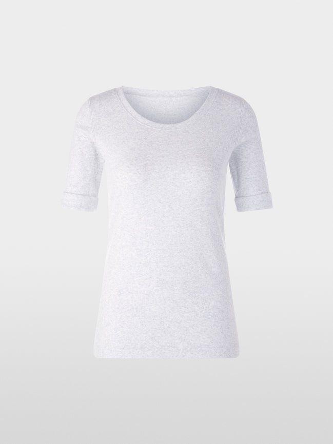 Basic stretch cotton shirt
