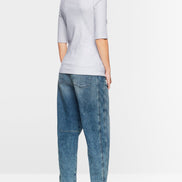 Basic stretch cotton shirt