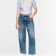 Basic stretch cotton shirt