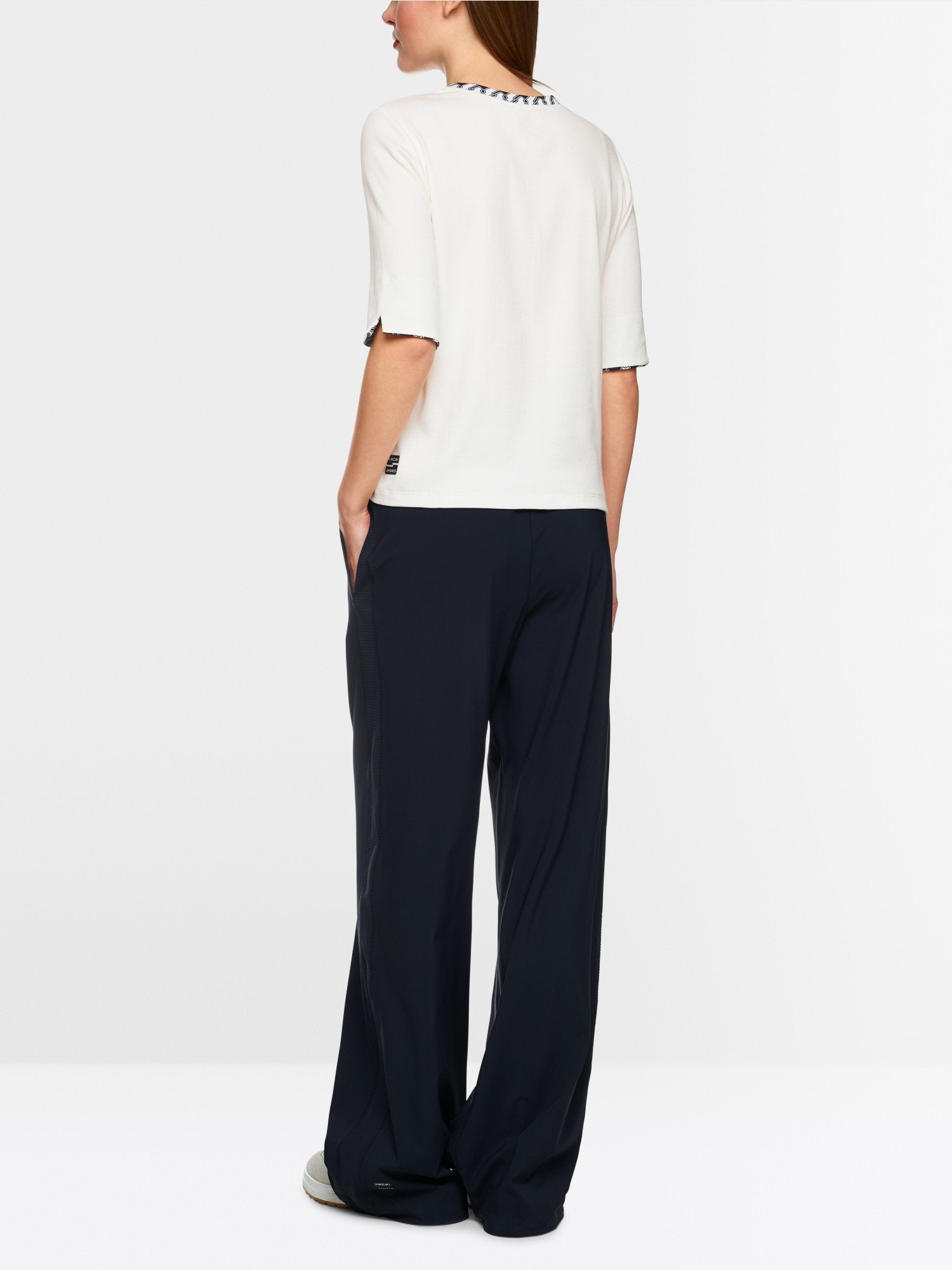 Jersey shirt with print details