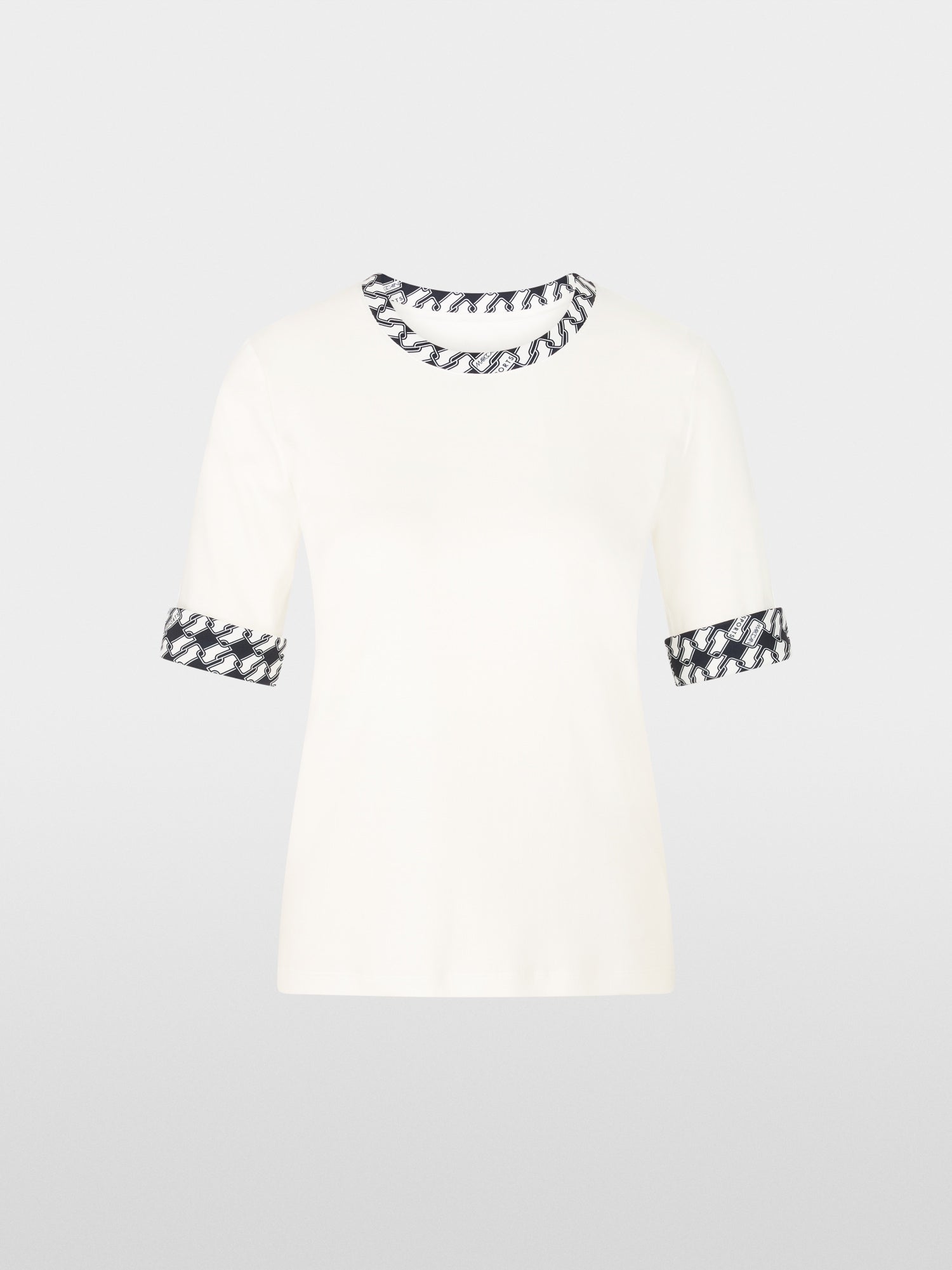 Jersey shirt with print details