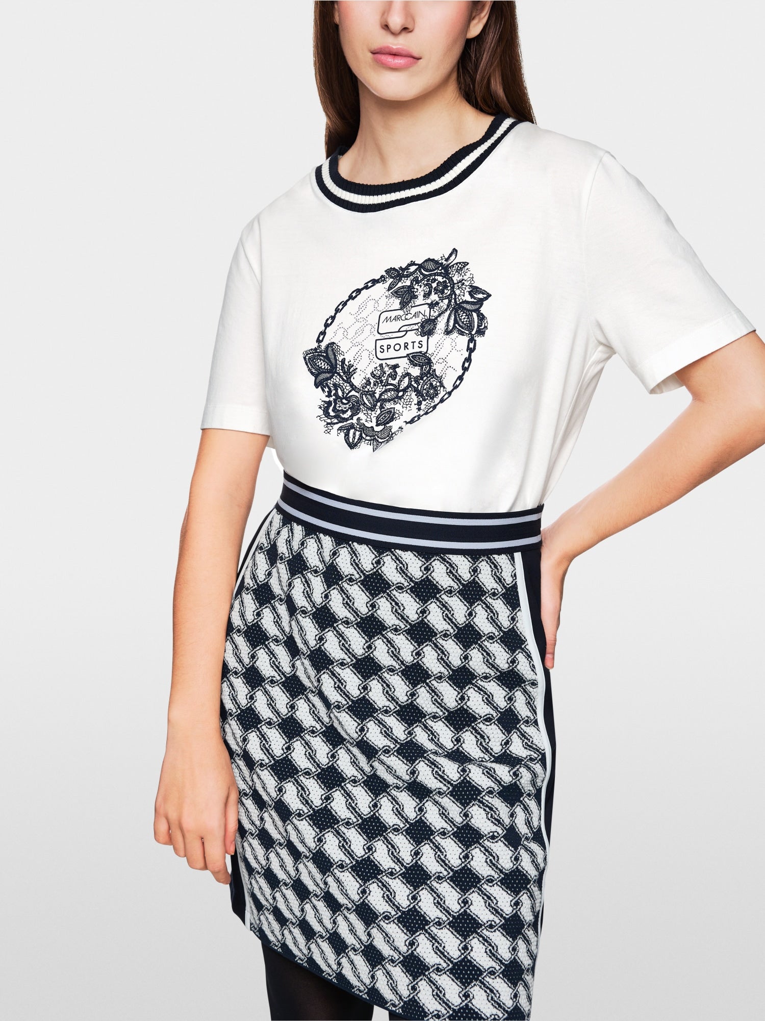 Jersey shirt with print