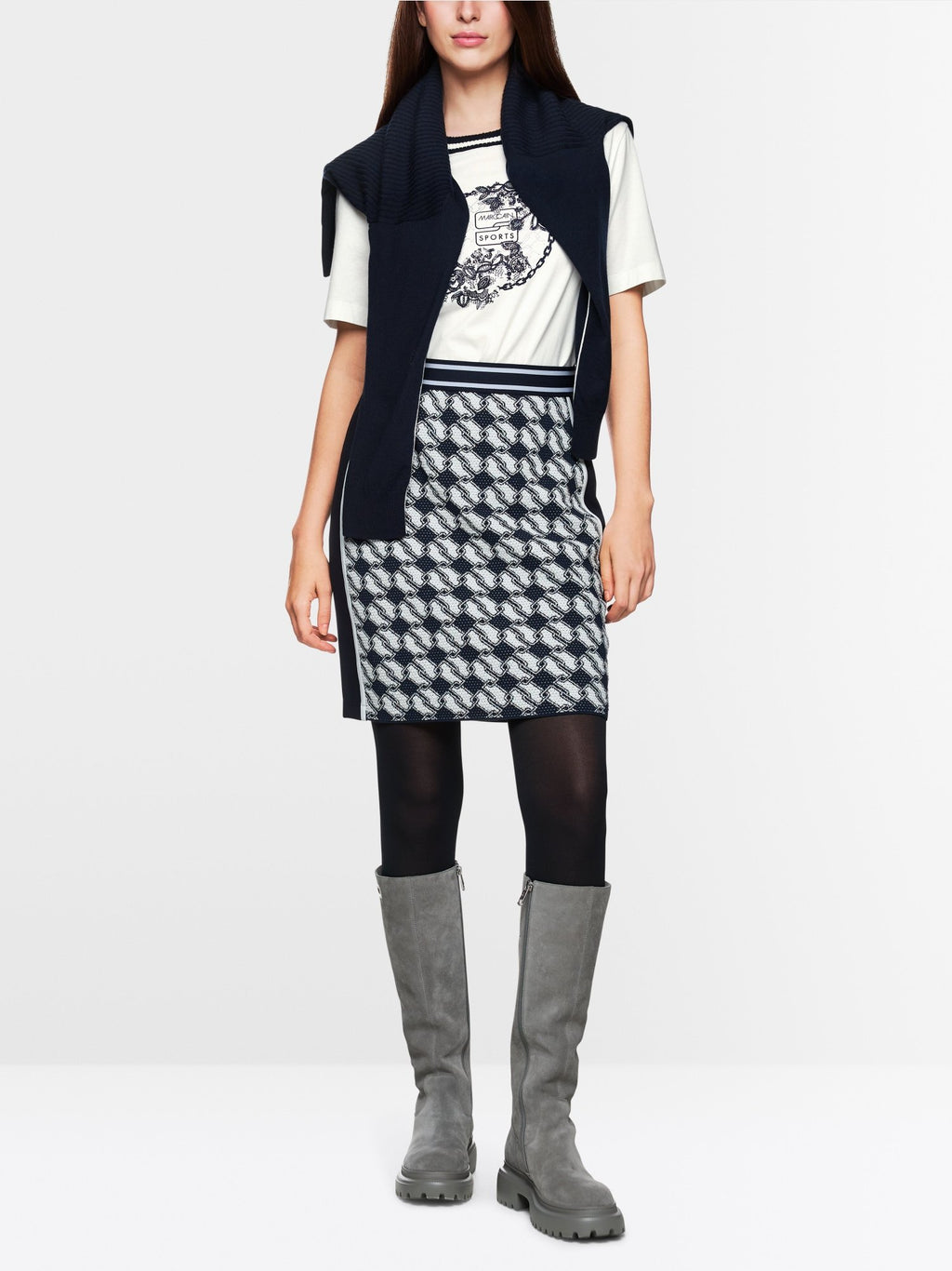 Jersey shirt with print