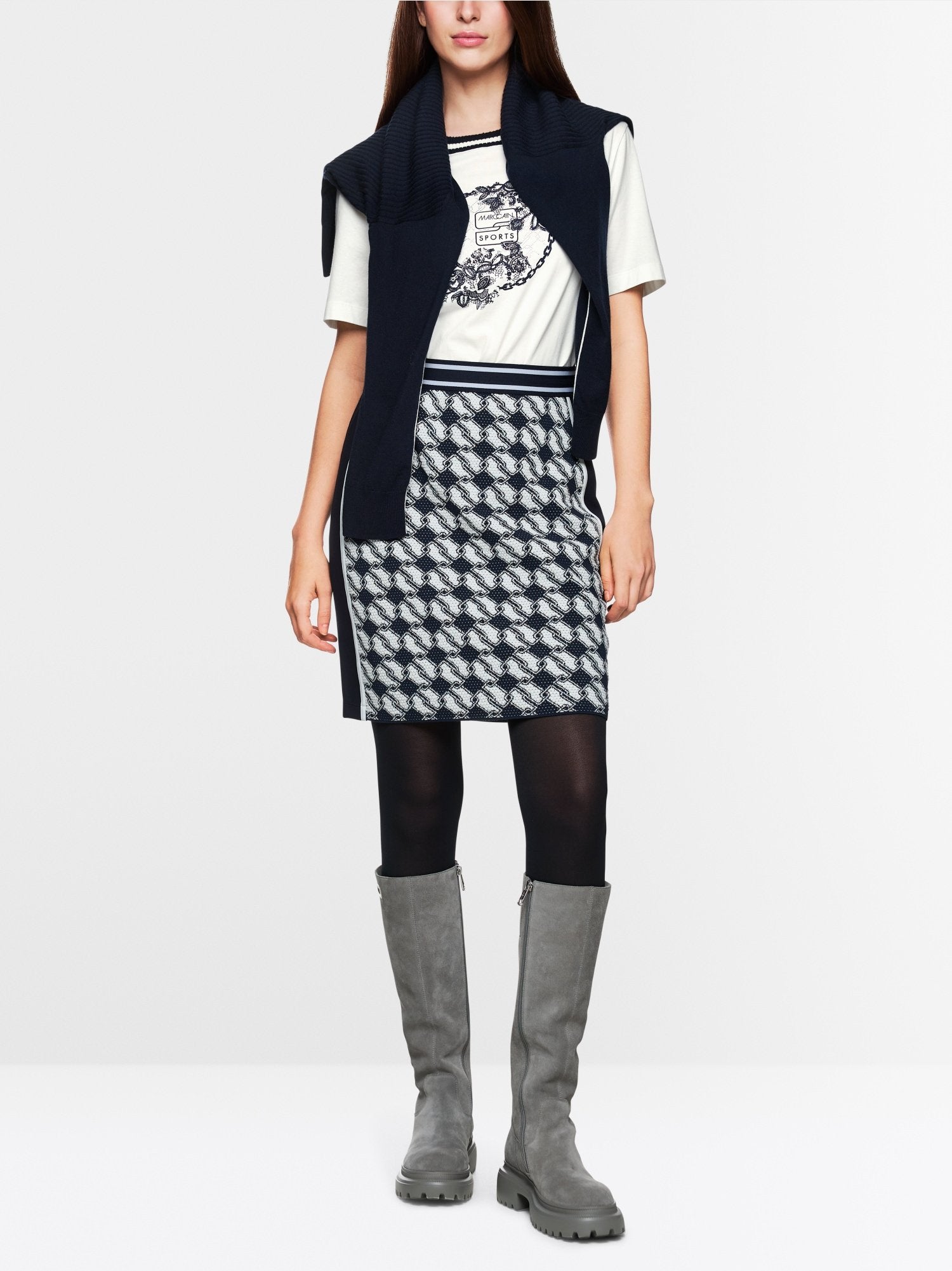 Jersey shirt with print
