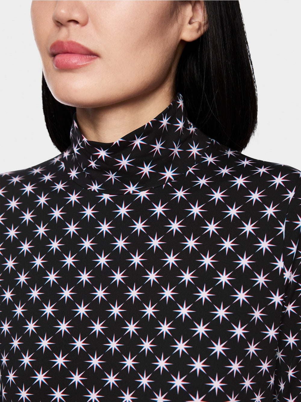 Long-sleeved shirt with Snowstar print