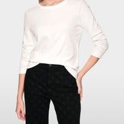 Classic plain long-sleeved shirt