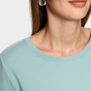 Classic plain long-sleeved shirt