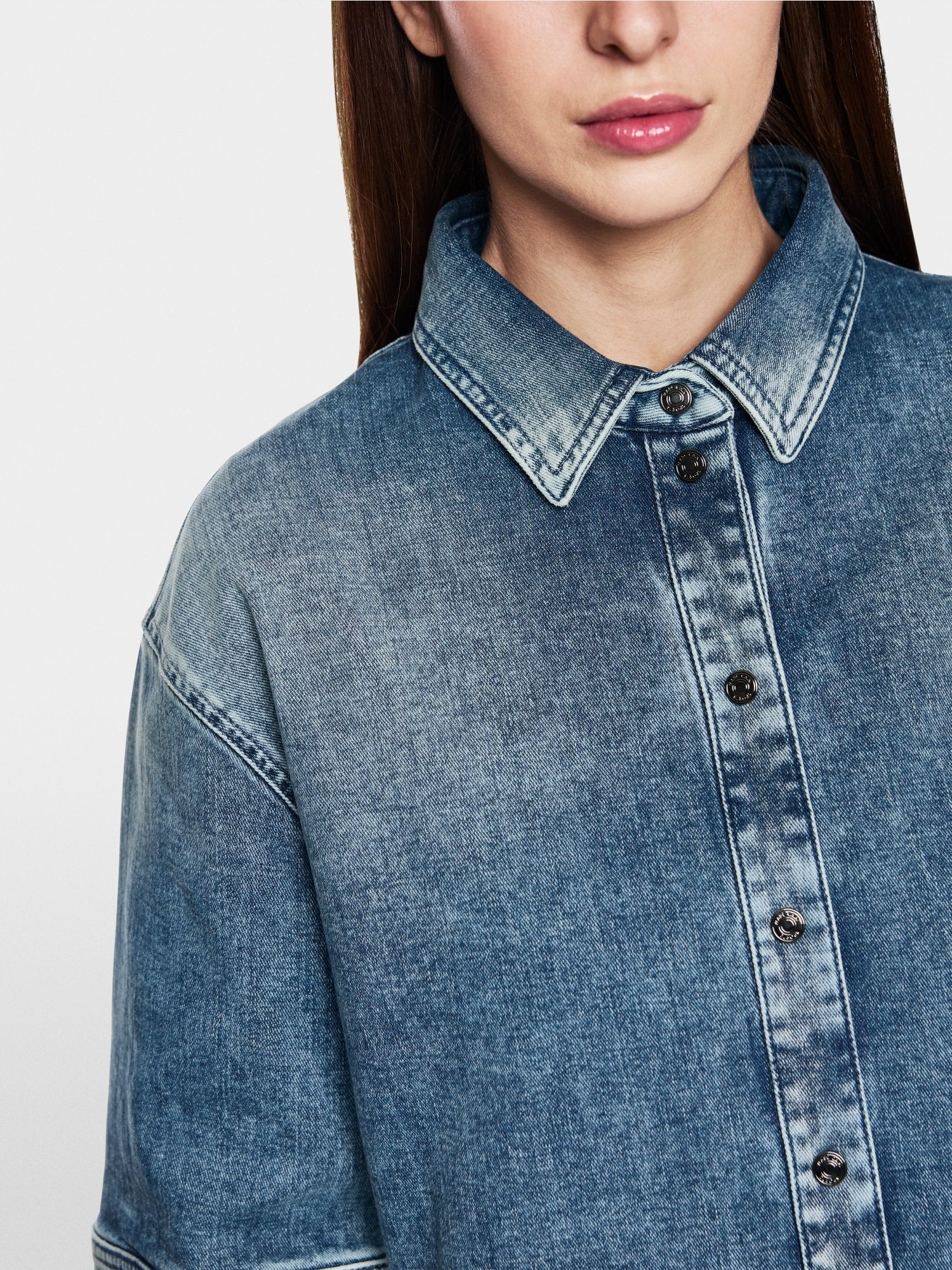 Rethink Together denim blouse