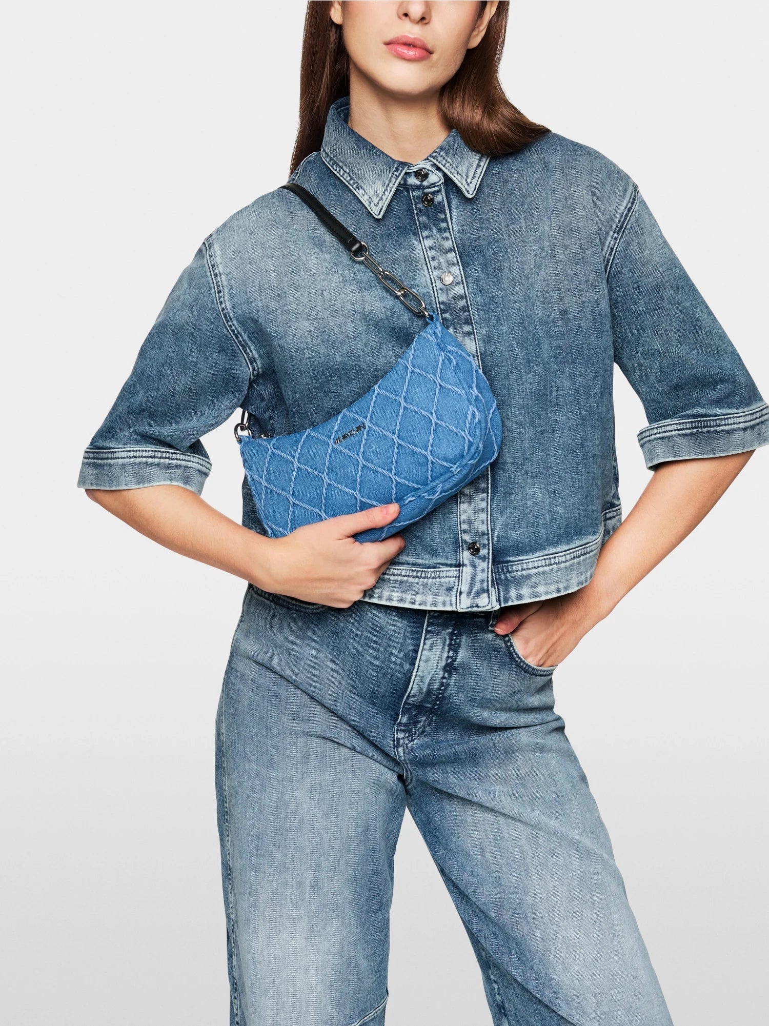 Rethink Together denim blouse
