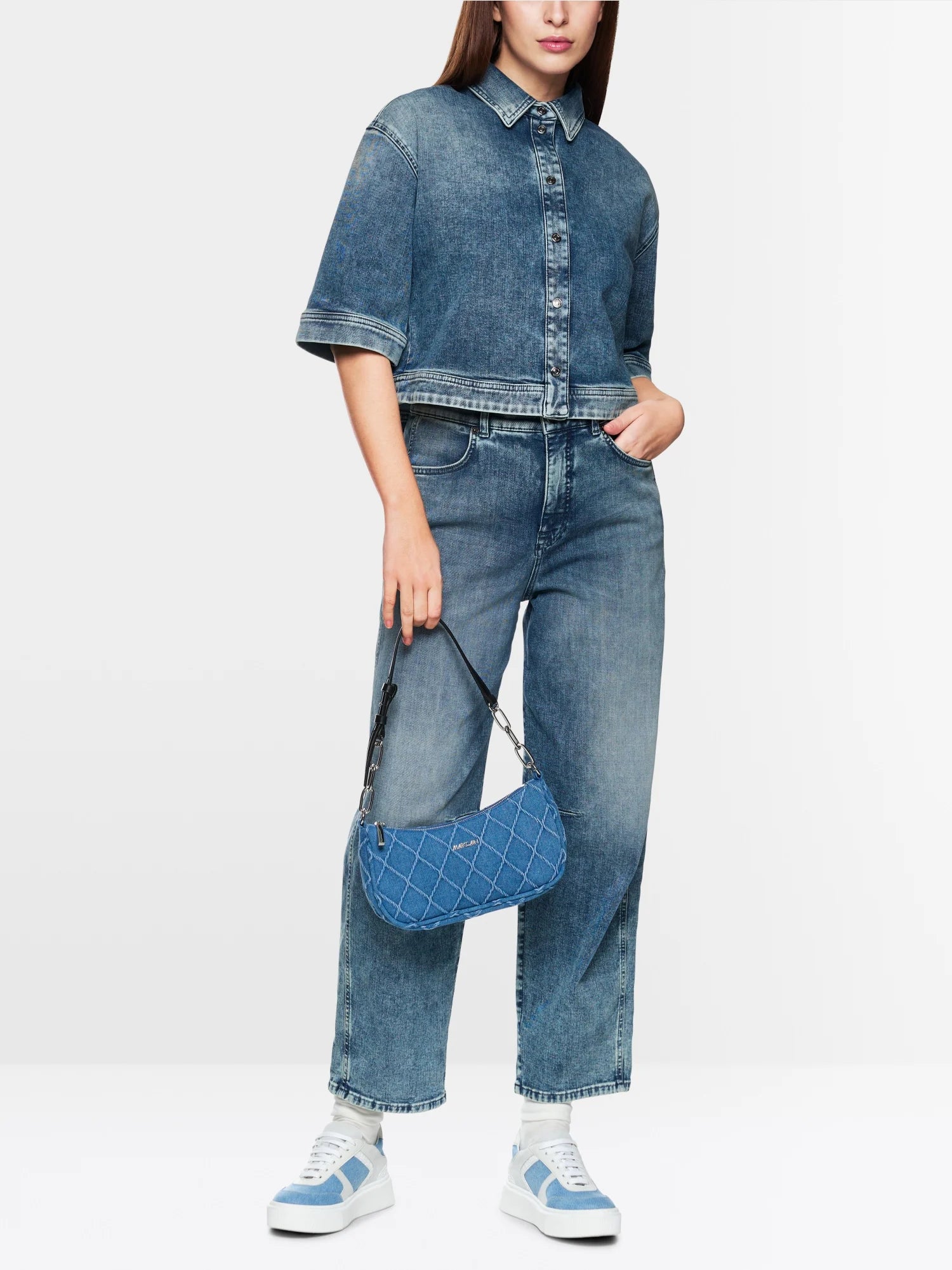 Rethink Together denim blouse