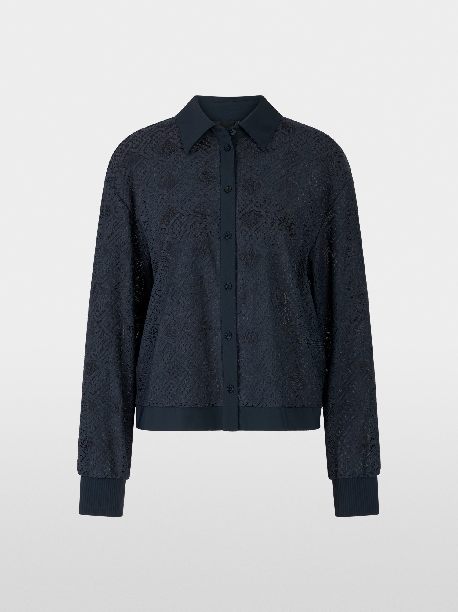 Blouse in eyelet lace