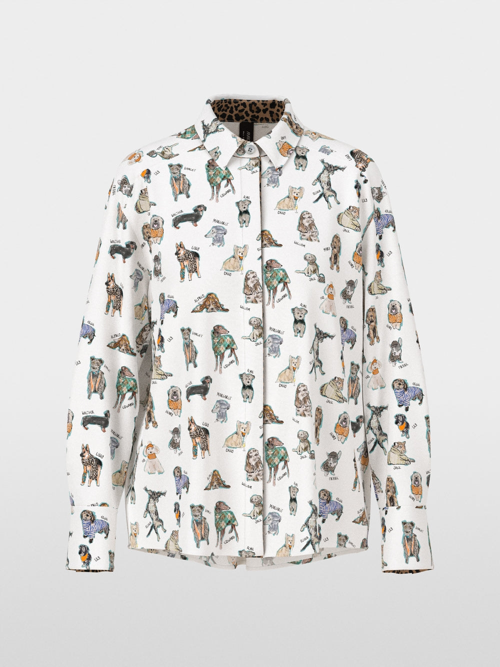 Rethink Together blouse with dog print