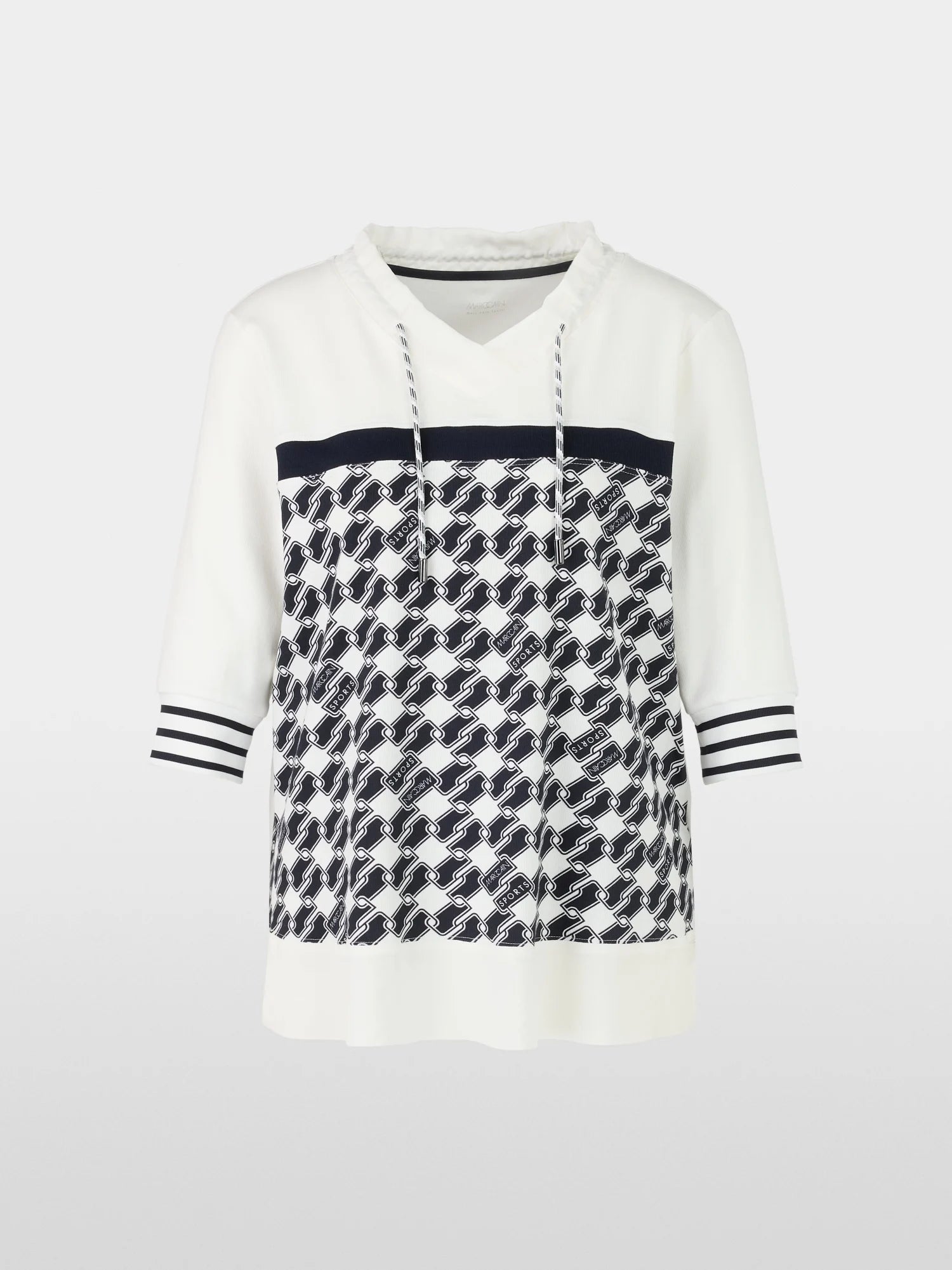 Blouse shirt with cube design