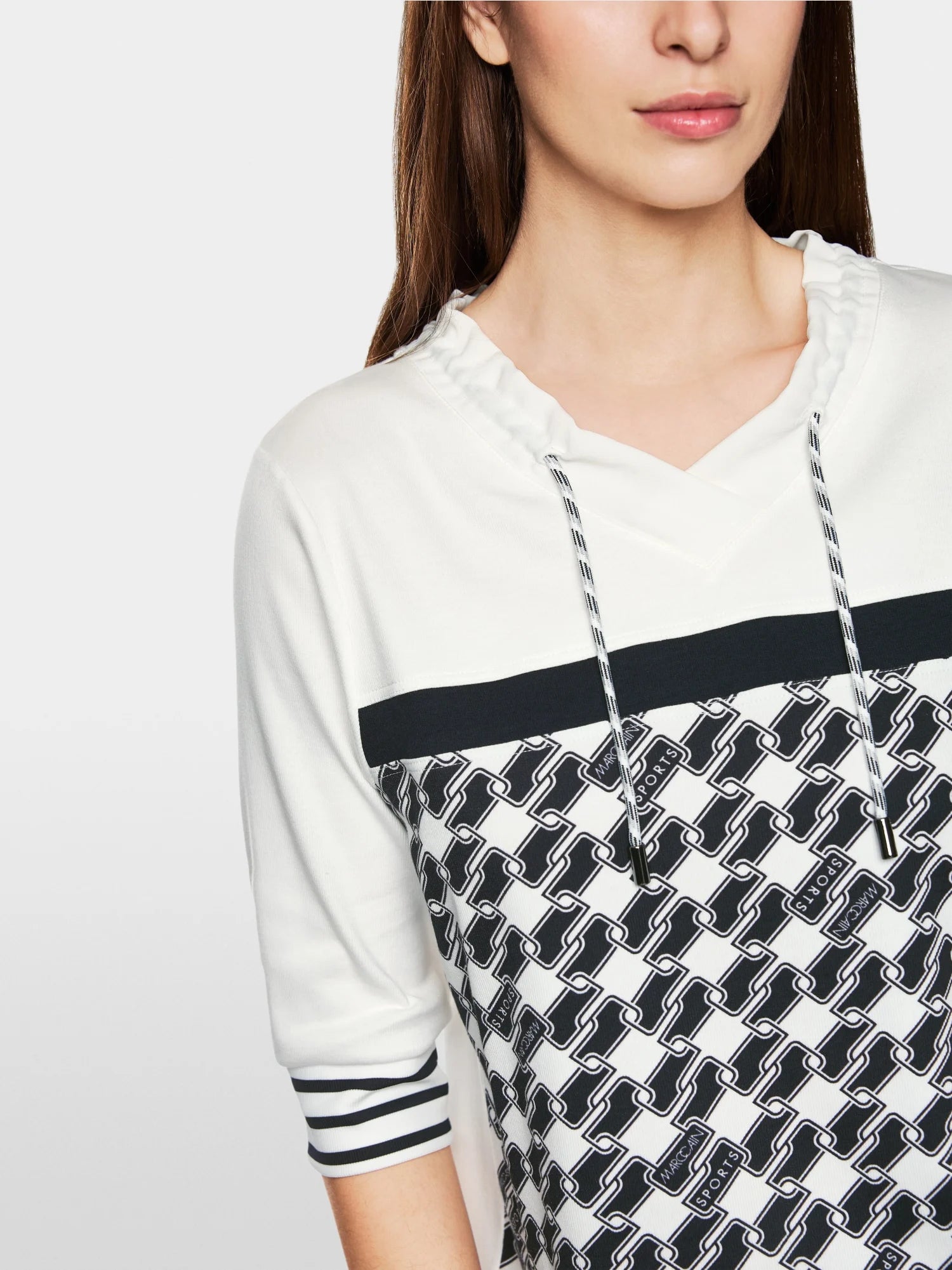 Blouse shirt with cube design