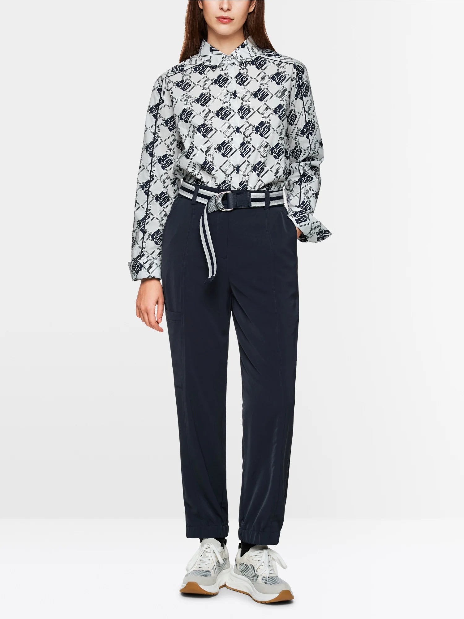 Slightly shimmering RENTON trousers