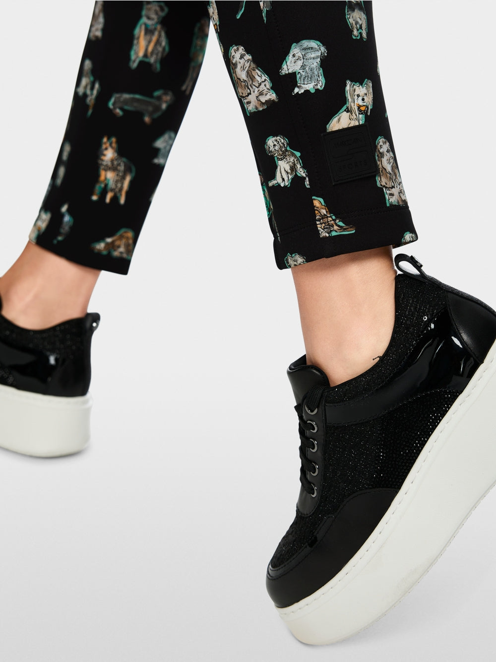 Tight 7/8 SOFIA trousers with waistband