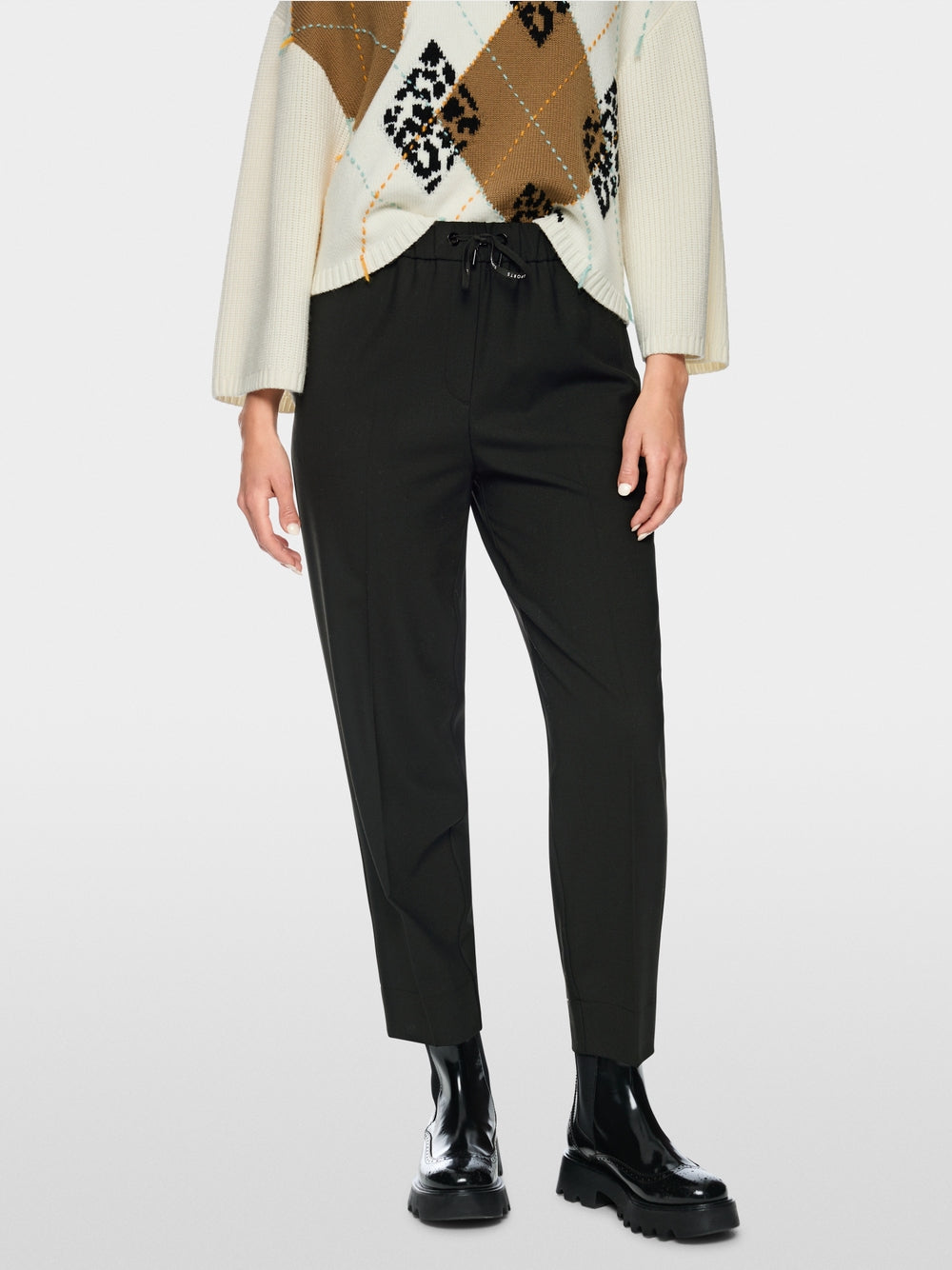 RANCHI trousers with high waistband