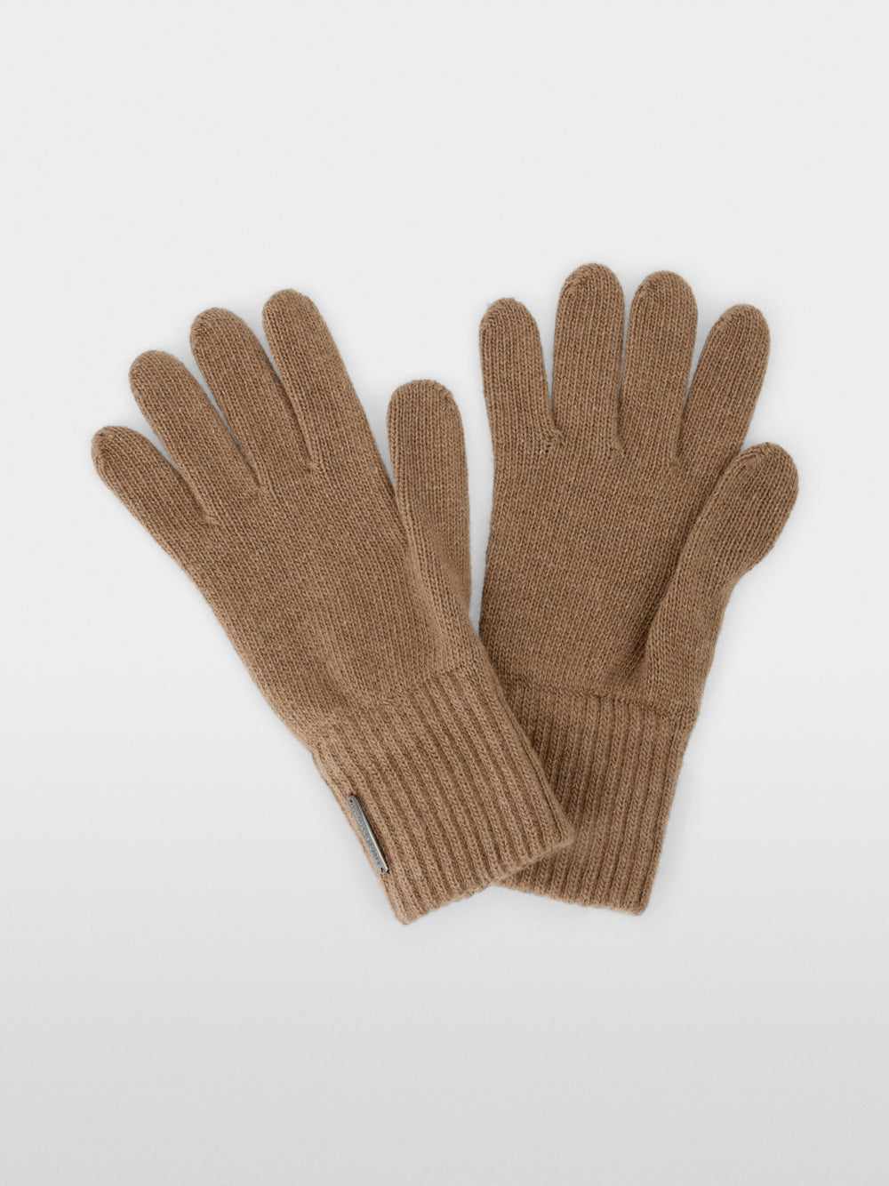 Fine knit gloves with cashmere